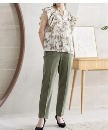 샵 채널 타쿠미바 턱 입술 팬츠 L 일본제
