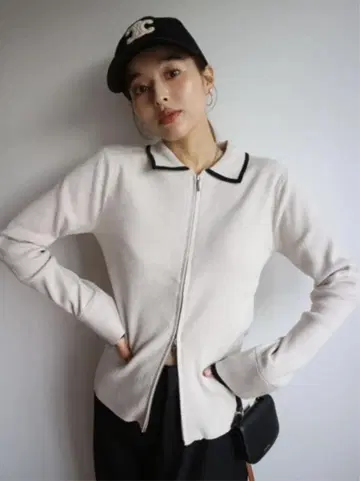 TRUNC 88 니트 가디건 옷깃