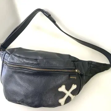VANSON(백드롭) 천연 가죽 웨스트 파우치