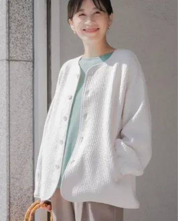[ 새상품급 ] 어반 리서치 도어스 퀼트 노카라 자켓