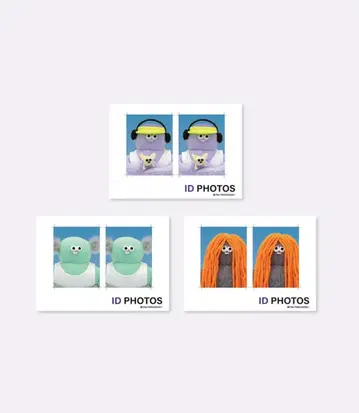 The tomodachi ! ID PHOTO 스티커 세트