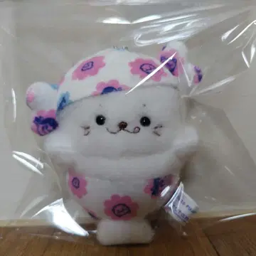 후지야 시로탄 콜라보 밀키 포테포테 키링 봉제 인형