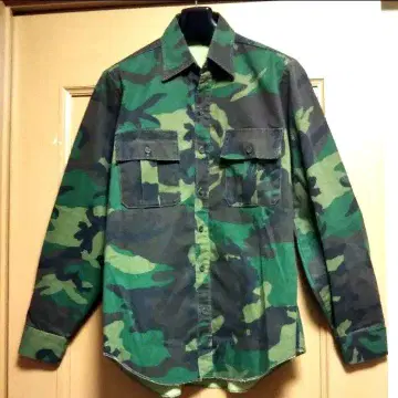 USA제 밀리터리 카모플라쥬 셔츠 자켓 Bass Pro Shops