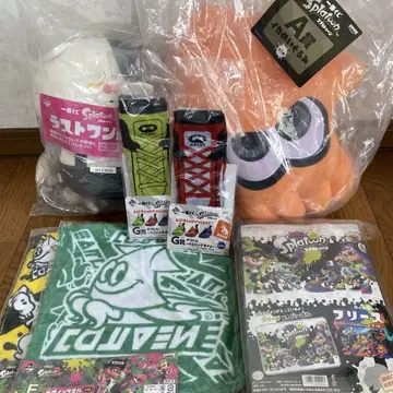 제일복권 Splatoon 캐릭터 굿즈 세트
