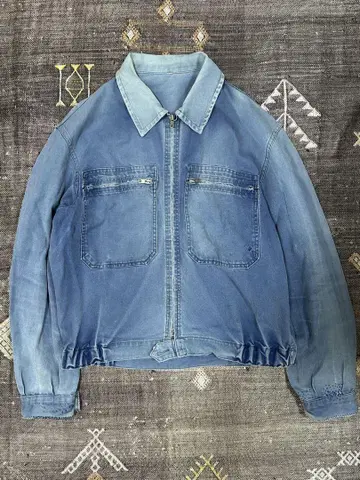 1960'S 프렌치 워크 자켓 지퍼 빈티지