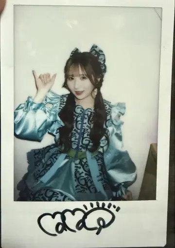 오가와 나나코 온 특 사인 폴라로이드