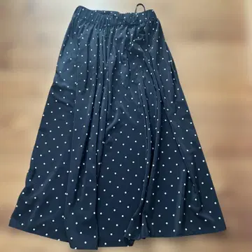 journal standard 블랙 도트 무늬 롱 스커트