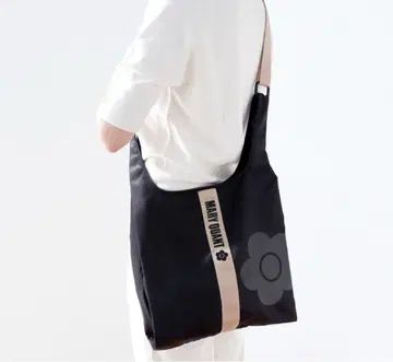 MARY QUANT 플라워 모티브 에코백