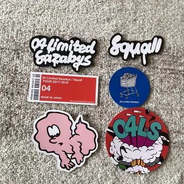 04 Limited Sazabys 스티커 세트