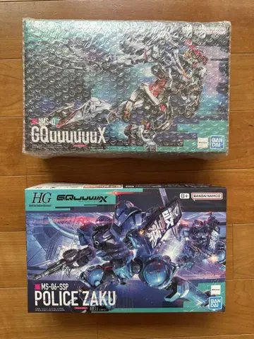 HG 건담 프라모델 [ HG 지크 액스 HG 군경 자쿠 ] 2개 세트