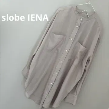 slobe IENA 롱 셔츠 시어 폴리에스테르