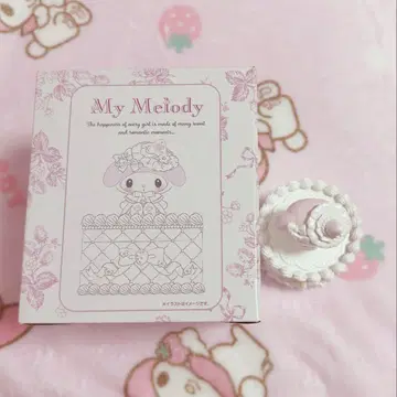 마이멜로디 화이트 딸기 티타임 소품함