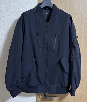 UNIQLO +J 오버 사이즈 블루종 MA-1 질 샌더