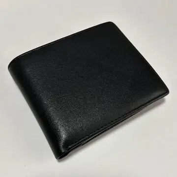 이단 접이식 지갑 블랙 블루