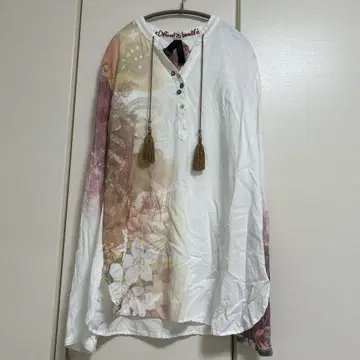 Desigual 데시구알 긴팔 셔츠 꽃무늬 보태니컬 무늬 L 여성용