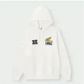 HONDA HRC 후드티 00 WHITE L GU