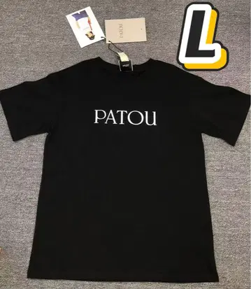 PATOU 블랙 T셔츠 L 사이즈 w1