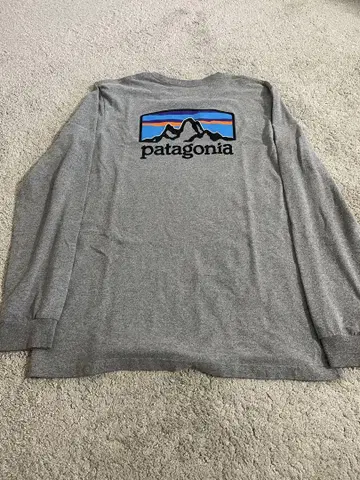 patagonia 그레이 긴팔 T셔츠 s