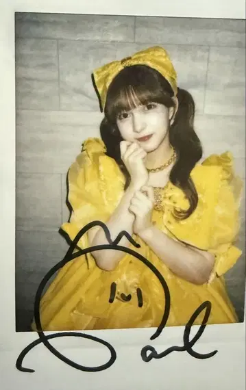 하야세 노엘 온 특전 사인 폴라로이드