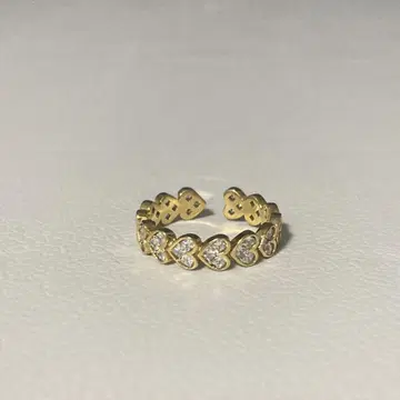 앨리슨 브라운 1회 착용 TWINKLE HEART RING GOLD