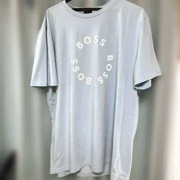 BOSS T셔츠 로고 블루 3XL