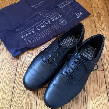쇼세 TRAVEL SHOES 블랙 가죽 신발 24.5cm