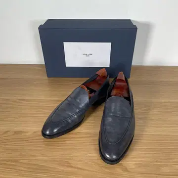 존 롭 전 세계 500족 한정판 MAYFAIR 로퍼 네이비 7.5