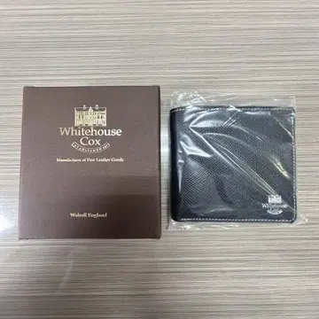 화이트하우스코스 접이식 지갑 런던 카프 x 브라이들 가죽