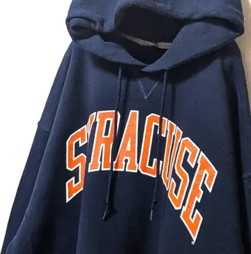 러셀 애슬레틱 시라큐스 후드 맨투맨 네이비 네이비 컬러 구제 의류