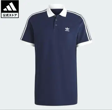 adidas 네이비 피케 셔츠 M