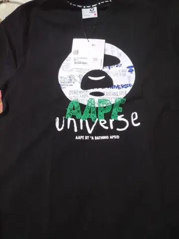 AAPE 그래픽 T셔츠 XXL 블랙