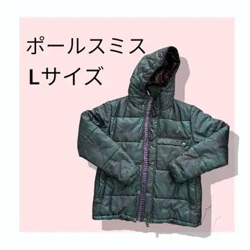 [ 레어 ] 폴스미스 Paul Smith 체크 무늬 다운 자켓 그린