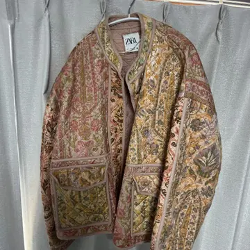 ZARA 퀼팅 자켓 멀티 컬러