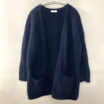 UNITED ARROWS 노카라 미들 가디건 울