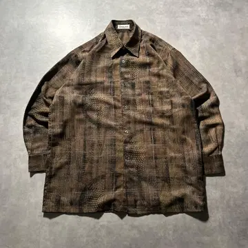 빈티지 올 패턴 모드 기하학 스다 마사키 디자인 아트 셔츠