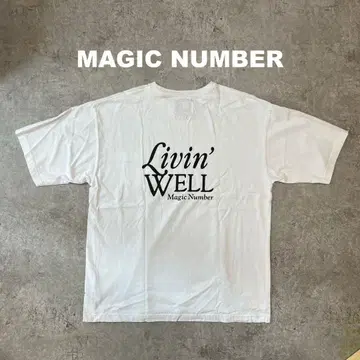 MAGIC NUMBER LIVIN' WELL US COTTON TEE L