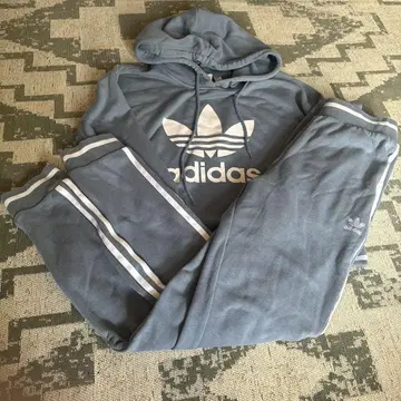 adidas 후드 부착 셋업 크롭 후드티 저리 맨투맨