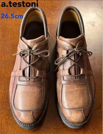 [ 새상품급 ] a.testoni 아테스토니 26.5cm