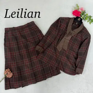 I664 XL 레리안 스커트 셋업 브라운 여성용