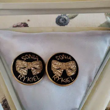 소니아 리키엘 귀여운 리본 귀찌