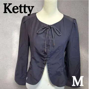 ketty 케티 자켓 노카라 M 다크 그레이 여성용