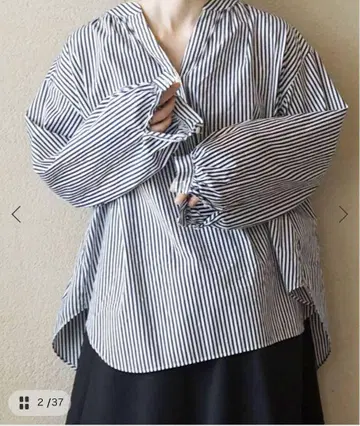 저널 스탠다드 랙 타입 크로스 개더 블라우스