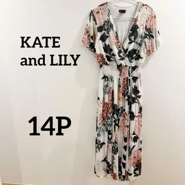 KATE and LILY [ 14P ] 플라워 프린트 원피스 꽃무늬 롱