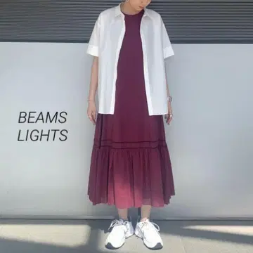BEAMS LIGHTS 빔즈 하시고 레이스 보일 원피스 38