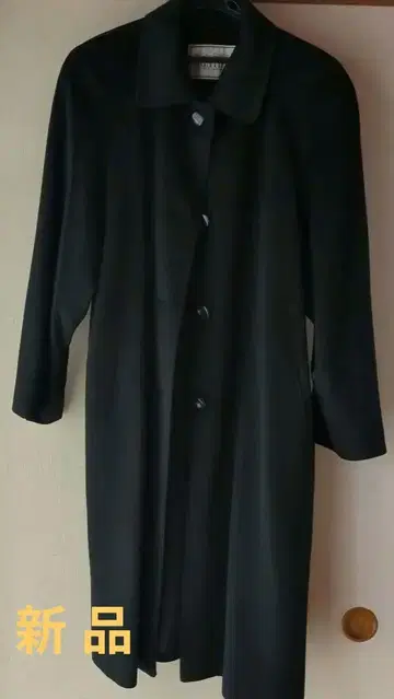 [새상품] AGATHA 캐시미어 블랙 롱 코트 11호