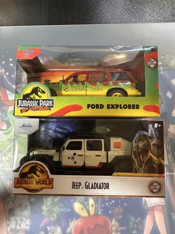 Jada TOYS 1/32 쥬라기 공원 쥬라기 월드 미니카