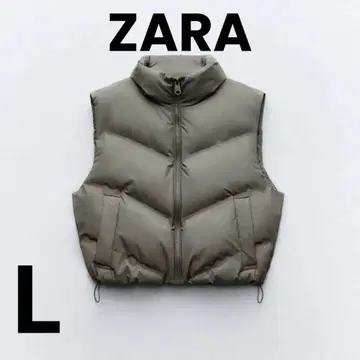 ZARA 러버 피니시 숏 베스트 L