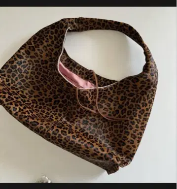[ ok.soon/ ] leopard leather bag 새상품