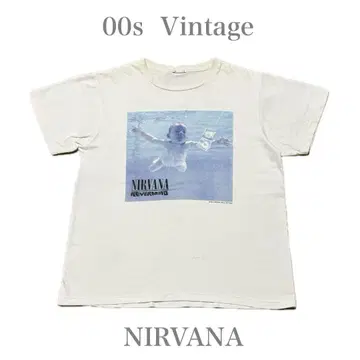 00s 초레어 NIRVANA 네버마인드 빈티지 T셔츠 닐바나 90s