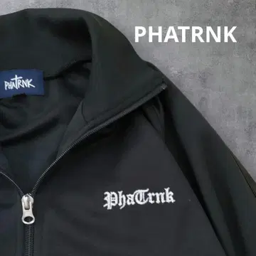 PHATRNK 블랙 지퍼 후드티
